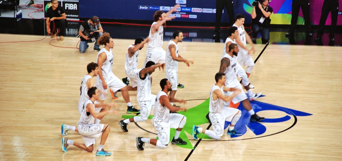 new Zeland players basketball dance